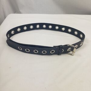 Women’s Black Belt With Silver Holes
